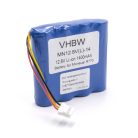 VHBW Battery for Monel 12J003633 - 1400mAh, 12.8V, LiFePO4
