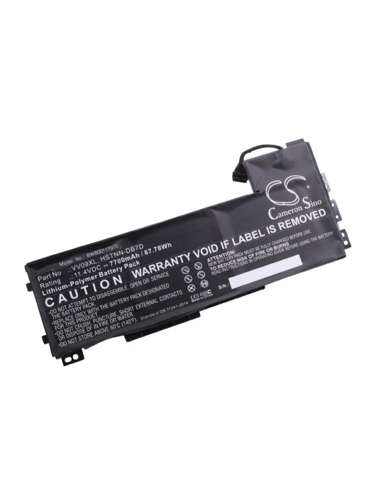 Notebook akkumulátor  HP 808398-2C1, 808398-2B1, 808398-2B2 - 7700 mAh 11,4 V Li-polimer, fekete