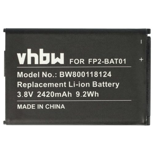 VHBW Mobile Phone Battery for Fairphone FP2-BAT01 - 2420 mAh 3.8 V Li-Ion - Smartphone Battery