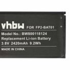 VHBW Mobile Phone Battery for Fairphone FP2-BAT01 - 2420 mAh 3.8 V Li-Ion - Smartphone Battery