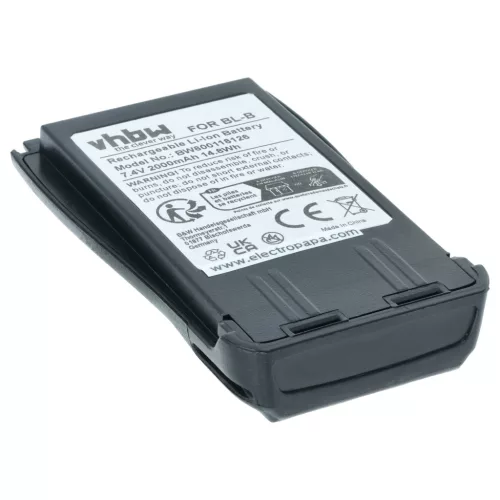 VHBW Radio Akku Baofeng BL-B - 2000 mAh 7,4 V Li-Ion