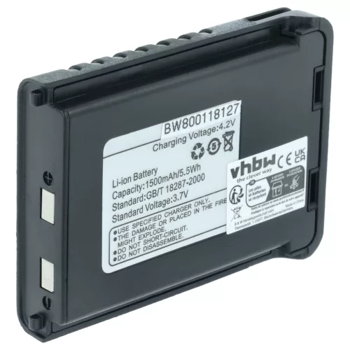 VHBW Radio Akku Baofeng BL-3L - 1500 mAh 3,7 V Li-Ion