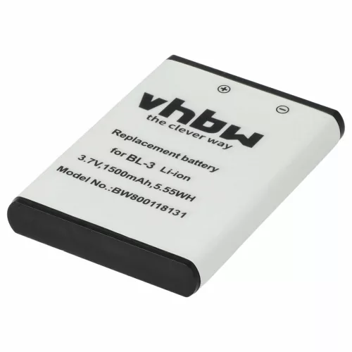 VHBW Radio Akku Baofeng BL-3 - 1500 mAh 3,7 V Li-Ion