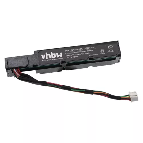 VHBW HP 71004, 727260-002, 727260-003, 727258-B21 RAID Controller - 1100 mAh 3,7 V Li-Ion