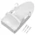 VHBW Steam Iron Holder - 11.5 x 22.5 x 9 cm, White