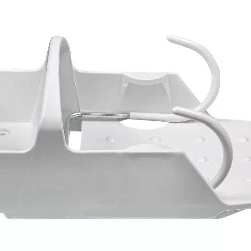 VHBW Steam Iron Holder - 11.5 x 22.5 x 9 cm, White