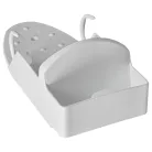 VHBW Steam Iron Holder - 11.5 x 22.5 x 9 cm, White