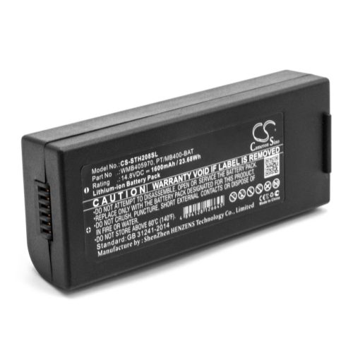 Akkumulátor  WMB405970, PT/MB400-BAT nyomtatóhoz - 1600 mAh 14,8 V Li-Ion