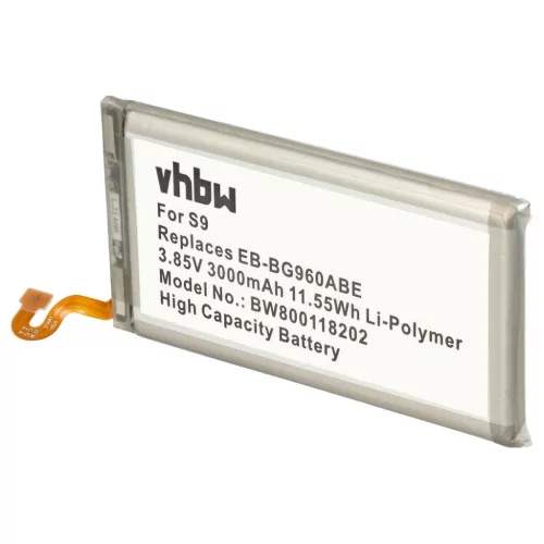 VHBW Mobile Phone Battery for Samsung EB-BG960ABE - 3000 mAh 3.85 V Li-Polymer