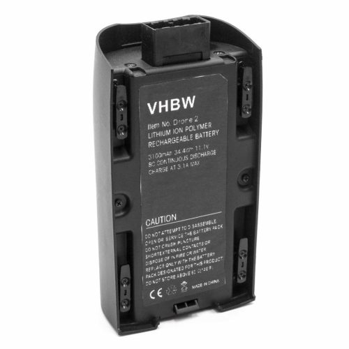 VHBW Drón akkumulátor  Parrot 1416366, 1413006 - 3100 mAh 11,1 V Li-polymer