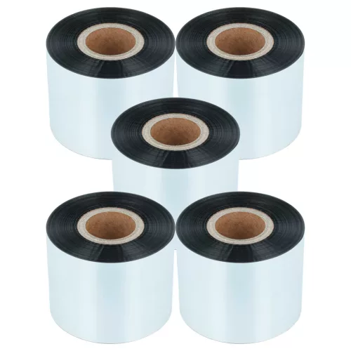 VHBW Thermal Transfer Ribbon for Godex, Printronix, TSC, Valentin Printers - 50 mm x 300 m Wax Resin
