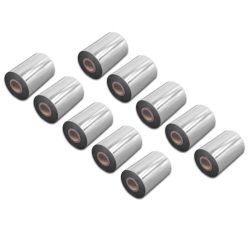   VHBW Thermal Transfer Ribbon for Godex, Printronix, TSC, Valentin printers - 90 mm x 300 m Wax Resin