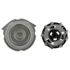 VHBW Philips SH30/50 Shaving Head, 3x, Nickel