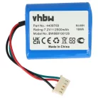 VHBW Akkumulátor iRobot 4409709, GPRHC202N026, W206001001399 - 2500 mAh, 7,2 V, NiMH számára