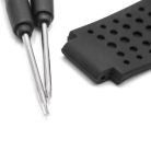 VHBW Garmin Forerunner L férfi csuklópánt - 12,3 cm + 9 cm, 22 mm, szilikon, fekete