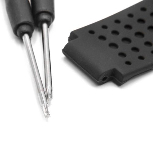 VHBW Garmin Forerunner L férfi csuklópánt - 12,3 cm + 9 cm, 22 mm, szilikon, fekete