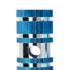 VHBW 2x Bicycle Footrest, BMX, Mountain Bike - BMX Pegs, 6.6 x 2.5 cm, Blue