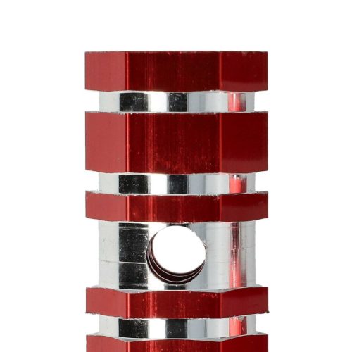 VHBW 2x Footrest for Bicycle, BMX, Mountain Bike - BMX Pegs, 6.6 x 2.5 cm, Red