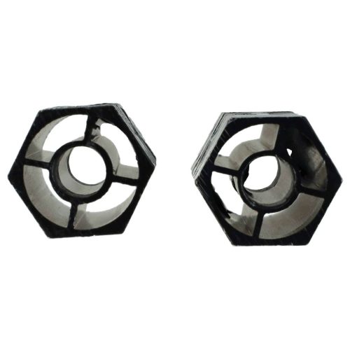 VHBW 2x Lábtartó Kerékpárhoz, BMX, Hegyi Kerékpár - BMX Csapok, 6,6 x 2,5 cm, Fekete