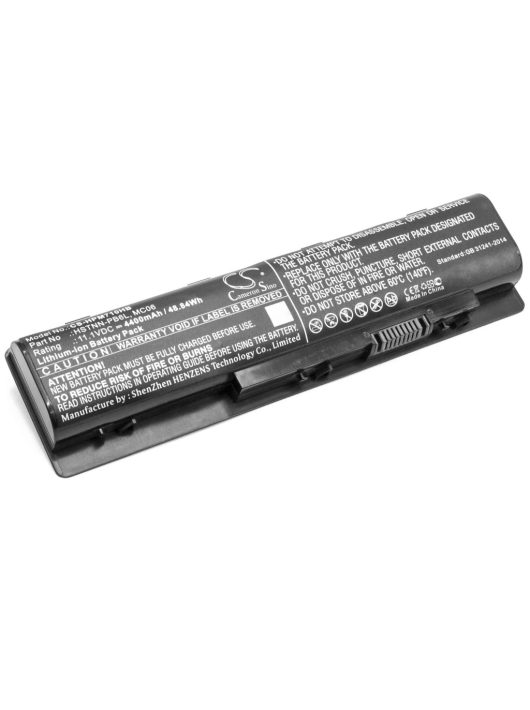 Notebook akkumulátor  HP 806953-851, 805095-001, 804073-851 - 4400 mAh 11,1 V Li-Ion, fekete