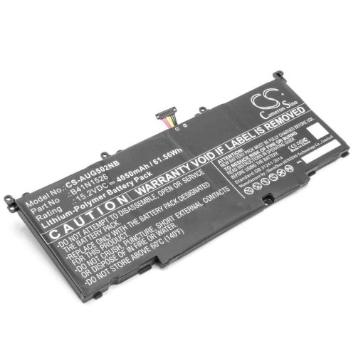 Notebook akkumulátor  Asus B41N1526, 0B200-0194000 - 4050 mAh 15,2 V Li-polimer, fekete