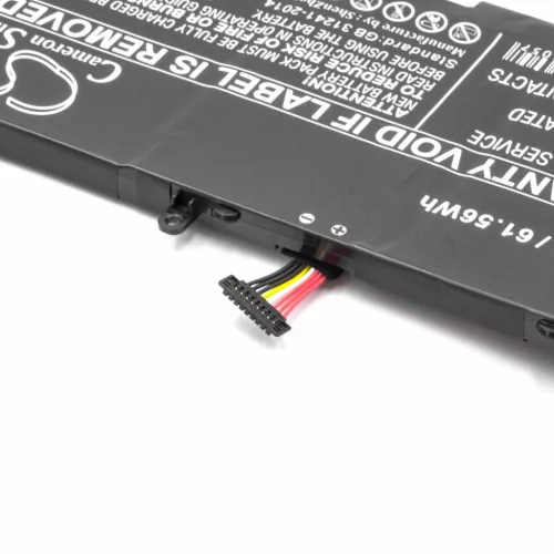 VHBW Notebook Battery for Asus B41N1526, 0B200-0194000 - 4050 mAh 15.2 V Li-Polymer, Black