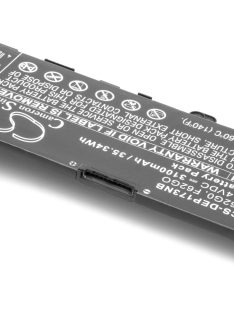   Notebook akkumulátor  Dell 39DY5, F62GO, F62G0, 0RPJC3, 039DY5 - 3100 mAh 11,4 V Li-Ion, fekete