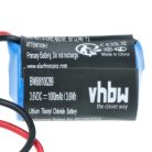 VHBW CNC Controller Battery LS14250-MR, FBT030A, FBT020A, ER3V/3.6V, NP8P-BT - 1000 mAh 3.6 V Li-MnO2