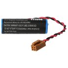 VHBW CNC Controller Battery Toshiba ER6V, JAE2P - 2000 mAh 3.6 V Li-MnO2