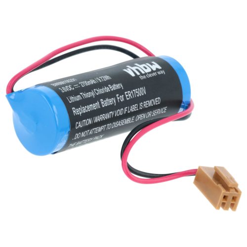 VHBW CNC Controller Battery Replacement for Maxell ER17/33 - 2700 mAh 3.6 V Li-MnO2