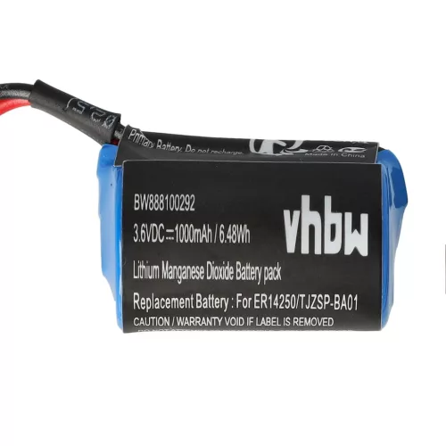 VHBW Servoantrieb Akku Omron R88A-BAT02W, JZSP-BA01, JZSP-BA0-1 - 1000 mAh 3,6 V Li-MnO2