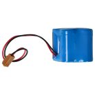 VHBW Ipari Vezérlő Akkumulátor Dantona Matt Pack (barna csatlakozóval) - 2400 mAh 6 V Li-MnO2