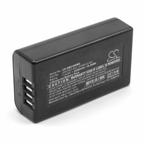 VHBW GE 2047357-001, 2030912-001 Akkumulátor - 2200 mAh 7,4 V Li-Ion
