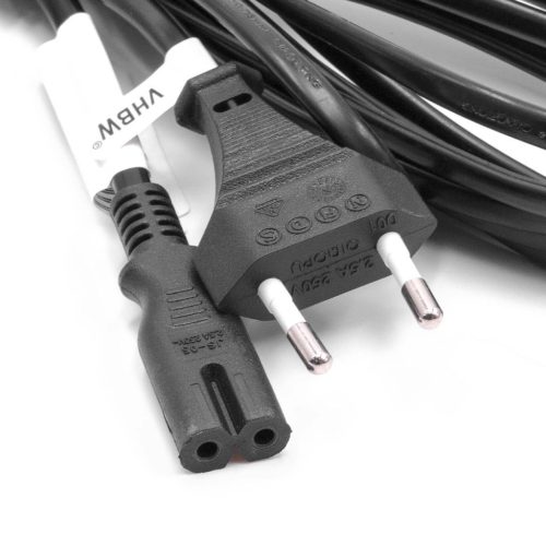 VHBW C7 tápkábel Euro dugó - 5 m