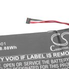 VHBW Notebook akkumulátor  HP 790592-001, 790590-001, 790587-001, 790591-001 - 2400 mAh 3,7 V Li-polymer