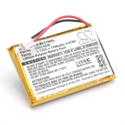 VHBW Minelab 0303-0036 Battery – 1100 mAh 3.7 V Li-Polymer