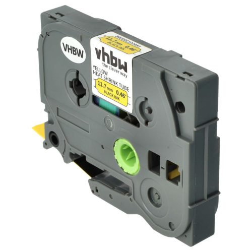 VHBW Brother HS631, AHS-631, 11,7 mm, Fekete-Sárga, 7 mm