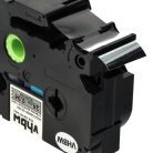 VHBW Brother AHe-S951, HGE-S951, HGES951 Label Tape - 24 mm, Black-Silver