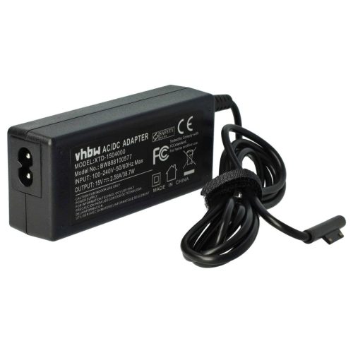 VHBW Power Adapter replaces Microsoft A1800 for Microsoft Notebook - 14.1 cm