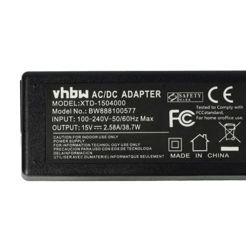 VHBW Power Adapter replaces Microsoft A1800 for Microsoft Notebook - 14.1 cm
