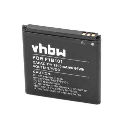 VHBW Mobile Phone Battery for Fairphone F1B201, F1B101 - 1800 mAh 3.7 V Li-Ion - Smartphone Battery
