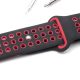 Garmin Forerunner / Approach csuklópánt - 12 cm, 22 mm, szilikon, fekete, piros