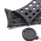 VHBW Suunto férfi csuklópánt - 12,6 + 9,5 cm, 20 mm, fekete