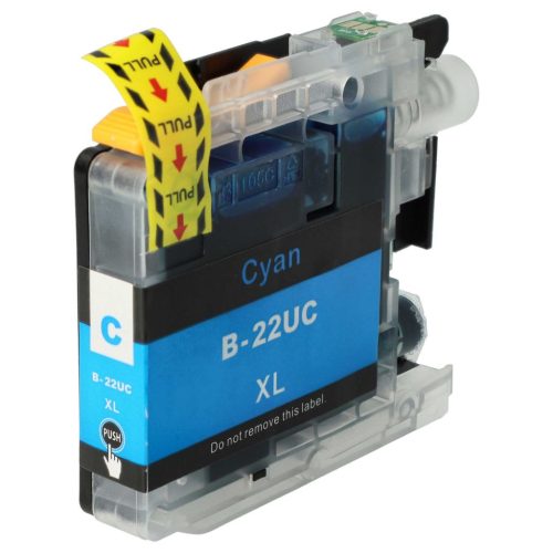 VHBW Brother LC22UC Tintenpatrone - Cyan 15 ml + Chip