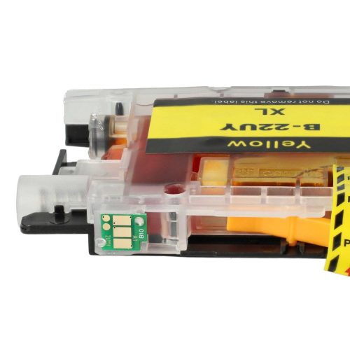 VHBW Brother LC-22U Y Tintenpatrone, 15 ml, Gelb, Chip