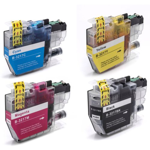 VHBW Inkjet Cartridge LC-3217BK, LC-3217C, LC3217BK, LC3217M, LC3217C - B/C/M/Y
