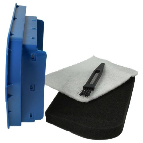 VHBW 4-teiliges Filter/Bürsten Set für Rowenta ZR004601 Moulinex Staubsauger
