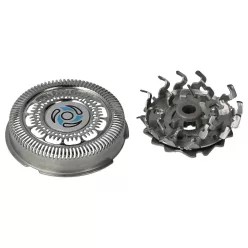   VHBW Philips SH70/50, SH70/60, SH70, SH71 3x Shaving Head - Stainless Steel