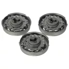 VHBW Philips SH70/50, SH70/60, SH70, SH71 3x Shaving Head - Stainless Steel