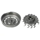 VHBW Philips SH70/50, SH70/60, SH70, SH71 3x Shaving Head - Stainless Steel